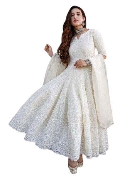 Straight Fit Cotton Kurta & Palazzo Combo with Dupatta ? Women?s Ethnic Wear(L)
